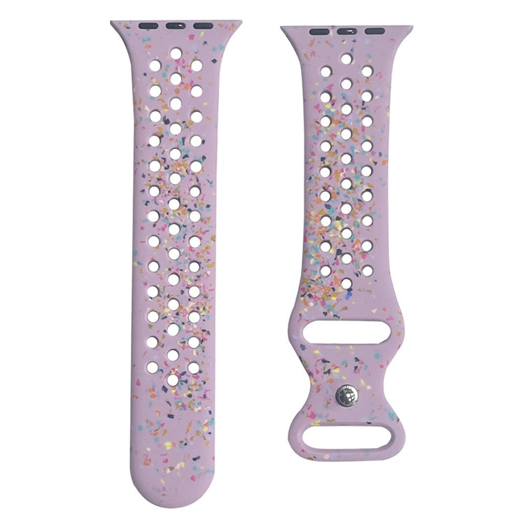 Mega Slidstærk Silikone Universal Rem passer til Apple Smartwatch - Lilla#serie_7