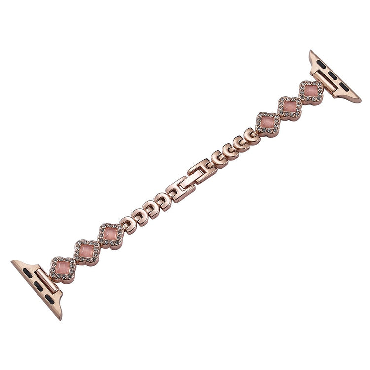 Vildt Fantastisk Rhinsten Universal Rem passer til Apple Smartwatch - Pink#serie_3