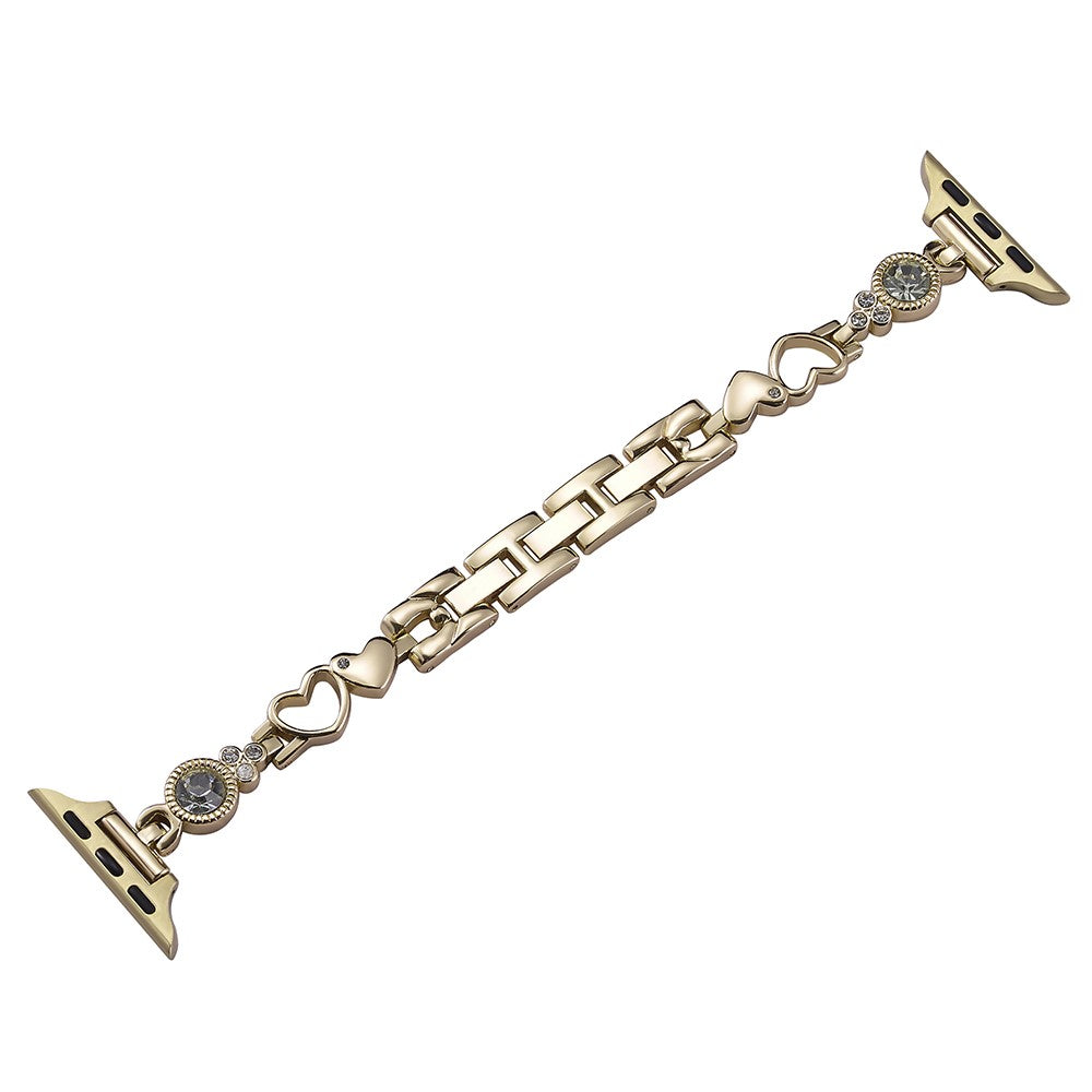 Vildt Fantastisk Rhinsten Universal Rem passer til Apple Smartwatch - Guld#serie_2