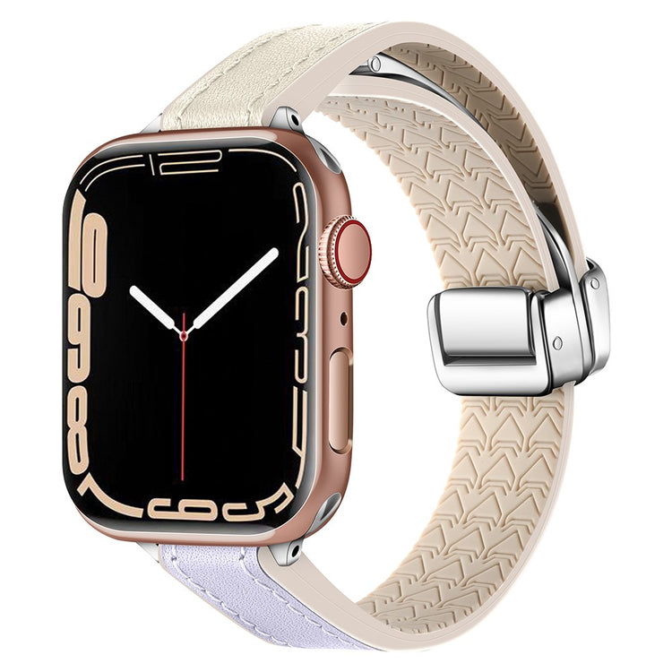 Super Godt Kunstlæder Universal Rem passer til Apple Smartwatch - Lilla#serie_9