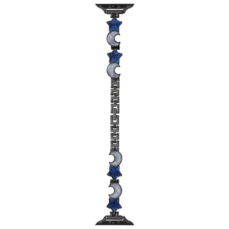 Apple Watch 49mm / 45mm / 44mm / 42mm Watch Band Zinc Alloy Strap - Black#serie_1