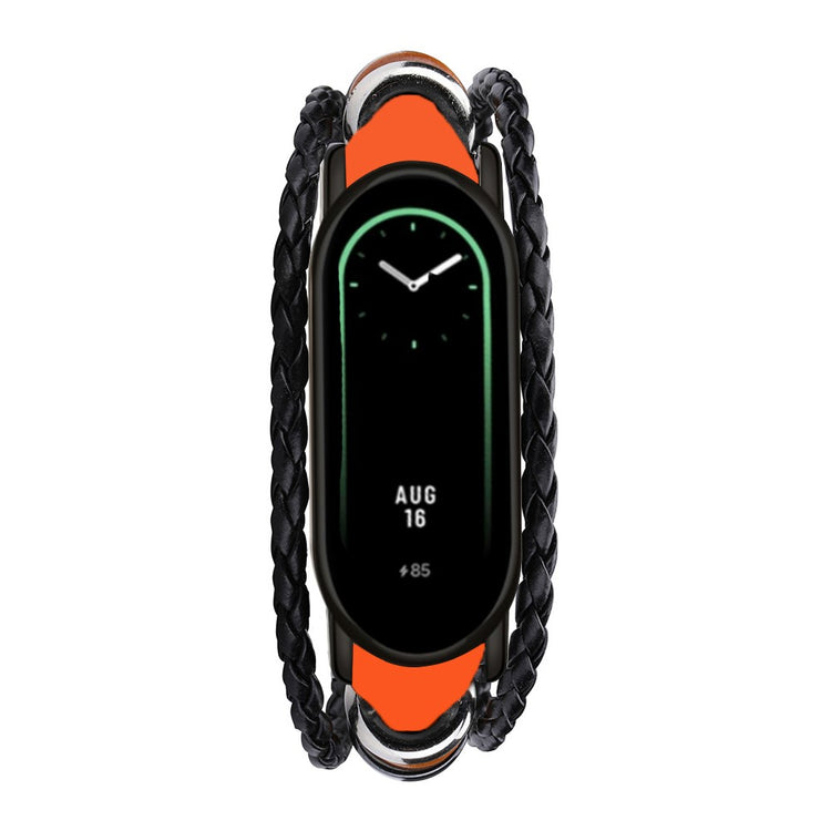 Xiaomi Smart Band 8 / Band 8 NFC Watch Bands DIY Style Beaded Retro Strap with Connector - Brown#serie_2