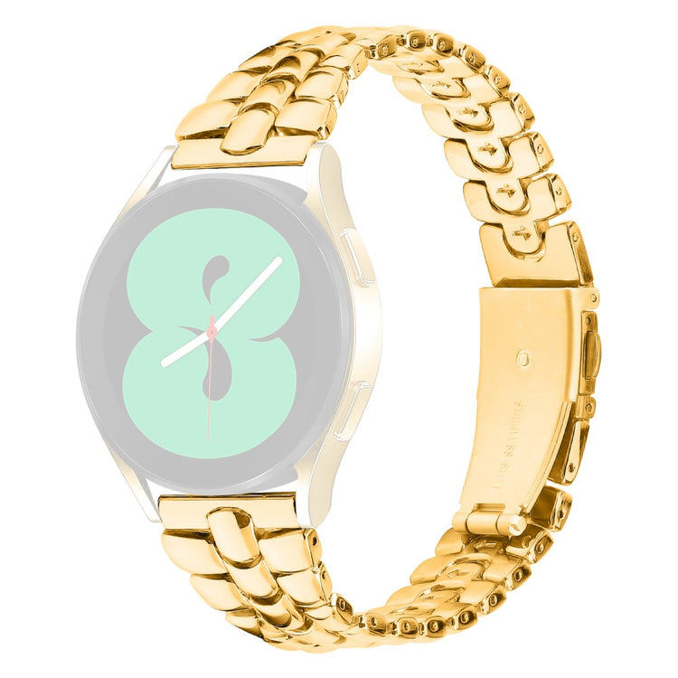 Mega Kønt Metal Universal Rem passer til Samsung Smartwatch - Guld#serie_3