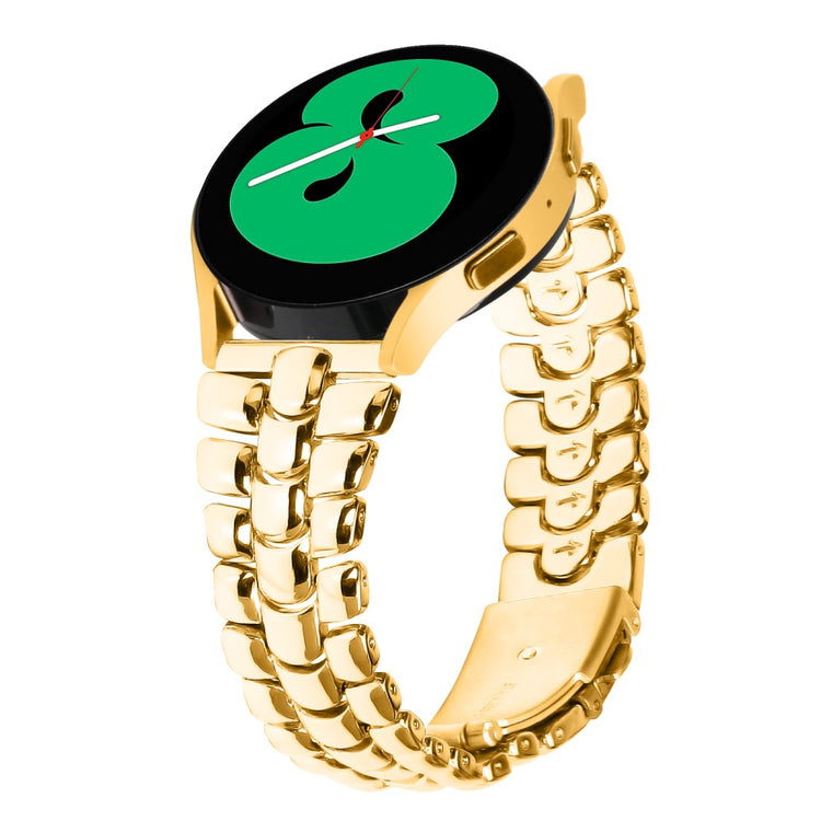 Mega Kønt Metal Universal Rem passer til Samsung Smartwatch - Guld#serie_3