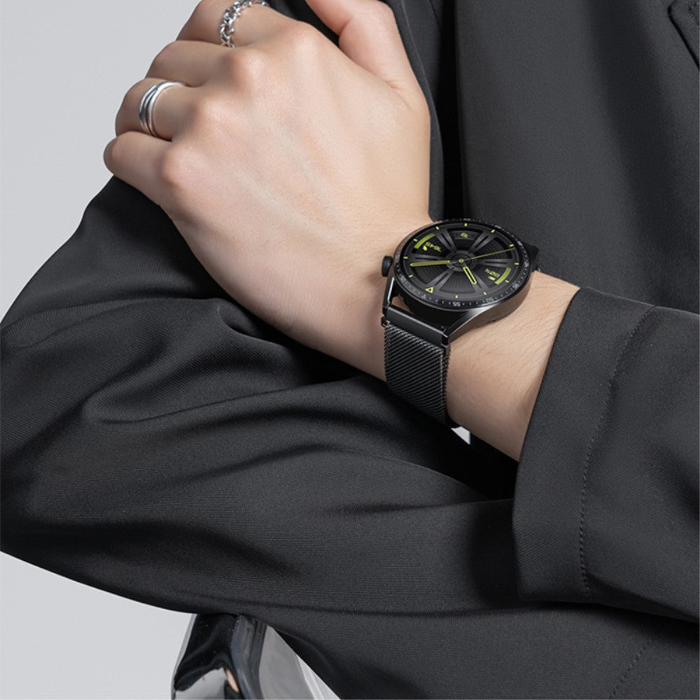 Meget Godt Metal Universal Rem passer til Smartwatch - Pink#serie_1