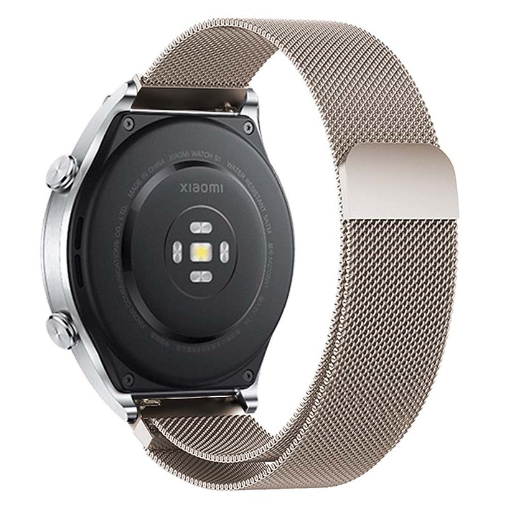 KALEBOL KLB-ML-001 Samsung Galaxy Watch6 / Garmin Venu Sq / Huawei Watch GT 4 41mm Metal Watch Strap 20mm Milanese Magnetic Watch Band - Starlight#serie_1