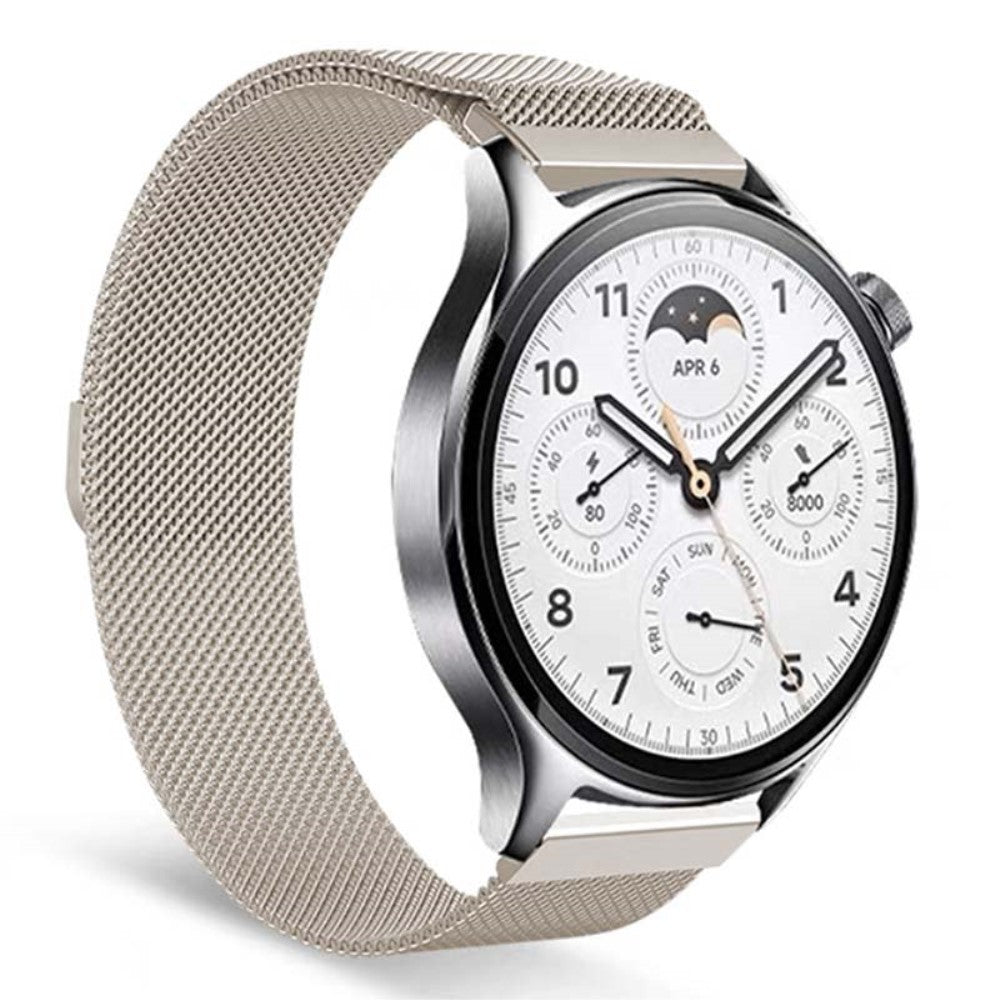 Meget Pænt Metal Universal Rem passer til Smartwatch - Sølv#serie_1