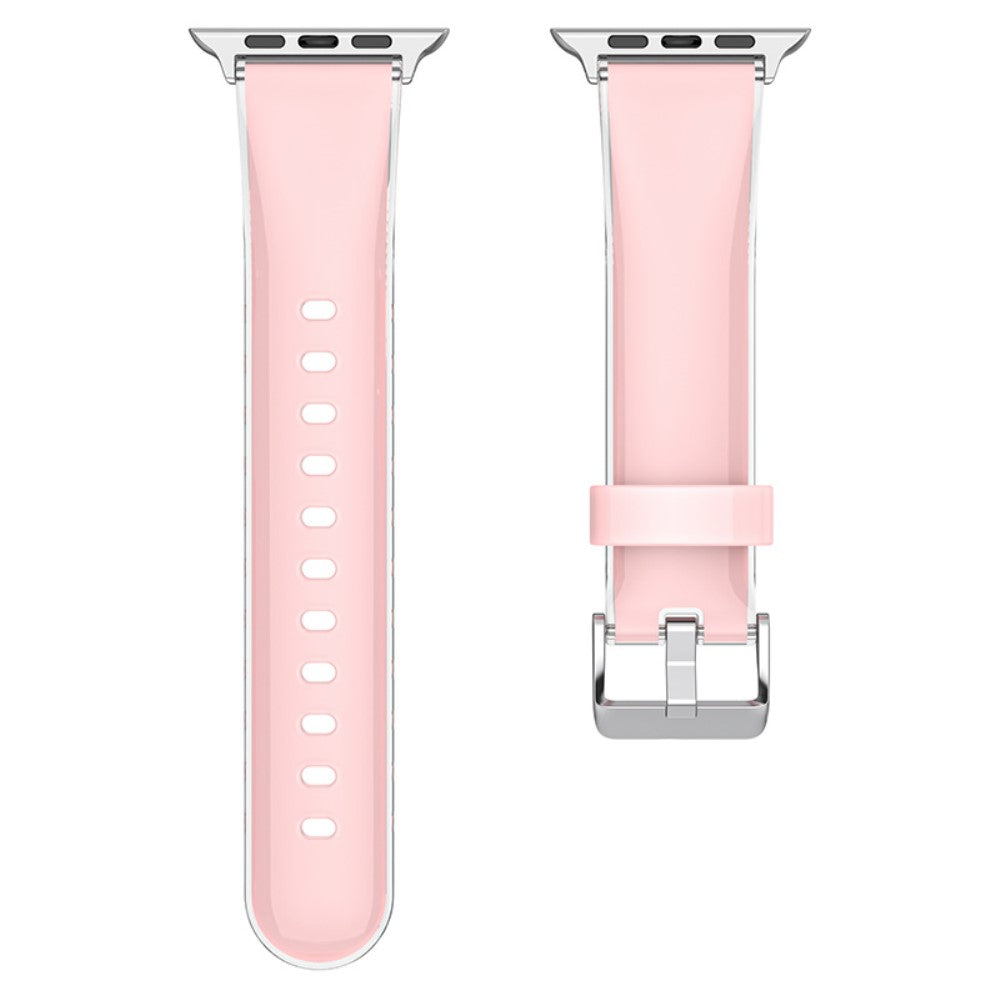 Apple Watch Series 41mm / 40mm / 38mm Liquid Silicone Watch Strap - Pink#serie_3