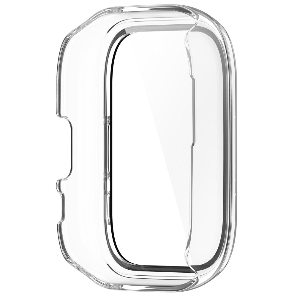 Rigtigt Godt Cover med Skærmbeskytter i Silikone og Glas passer til Amazfit Active - Gennemsigtig#serie_6