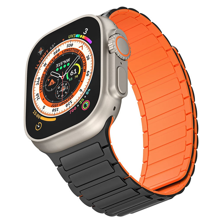 Mega Godt Silikone Universal Rem passer til Apple Smartwatch - Orange#serie_2