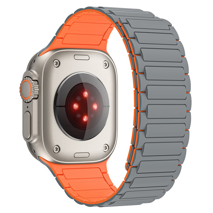 Mega Godt Silikone Universal Rem passer til Apple Smartwatch - Orange#serie_4