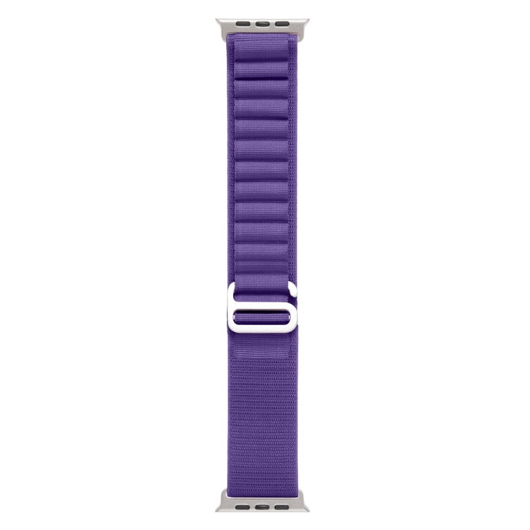 Rigtigt Holdbart Nylon Universal Rem passer til Apple Smartwatch - Lilla#serie_19