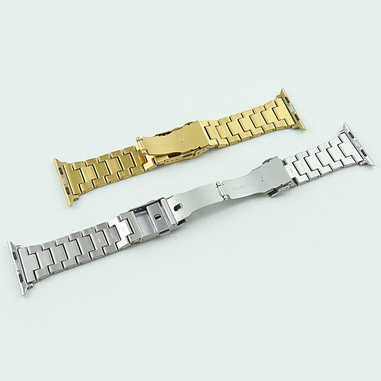 Meget Skøn Metal Universal Rem passer til Apple Smartwatch - Sort#serie_4