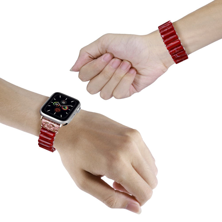 Vildt Fint Plastik Universal Rem passer til Apple Smartwatch - Rød#serie_2