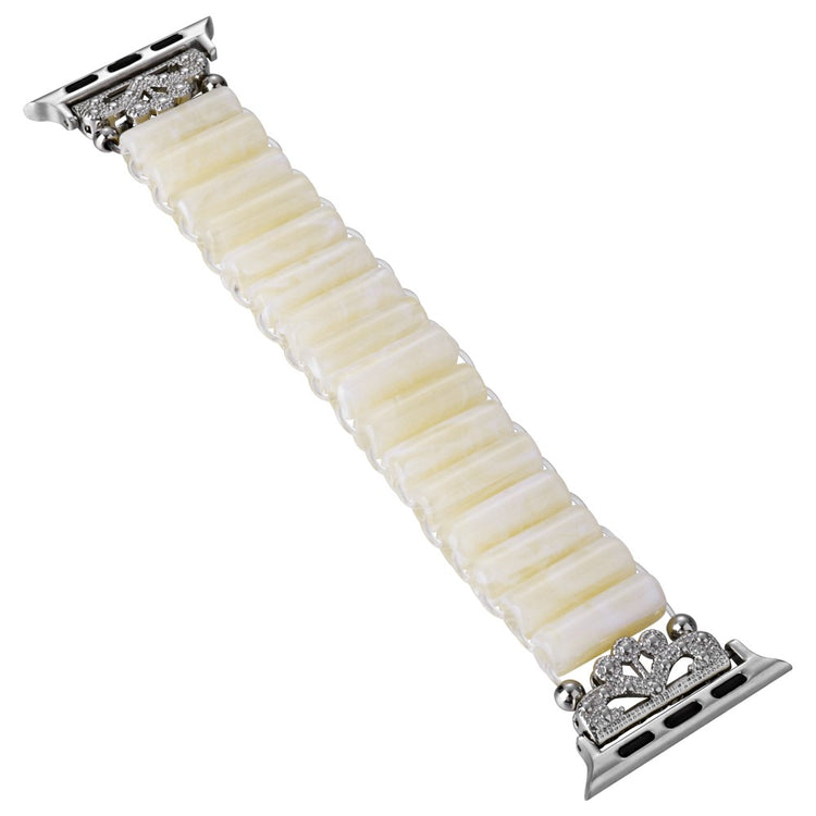 Vildt Fint Plastik Universal Rem passer til Apple Smartwatch - Hvid#serie_5