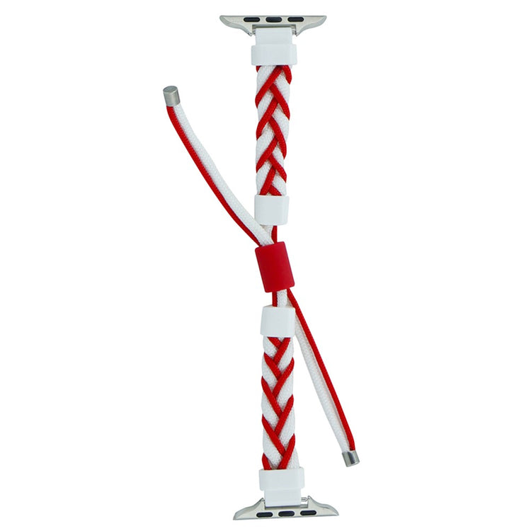 Meget Fed Nylon Universal Rem passer til Apple Smartwatch - Rød#serie_2