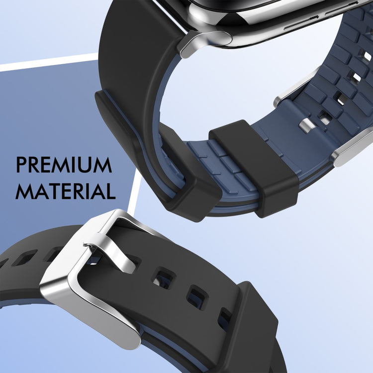 Vildt Godt Silikone Universal Rem passer til Apple Smartwatch - Sort#serie_1