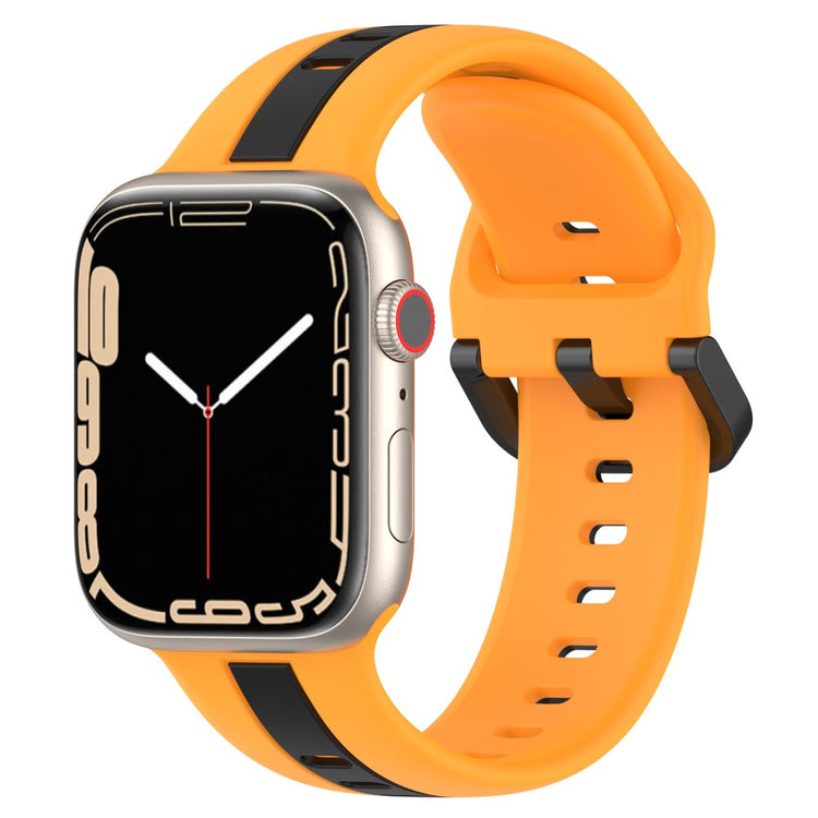Vildt Elegant Silikone Universal Rem passer til Apple Smartwatch - Gul#serie_8