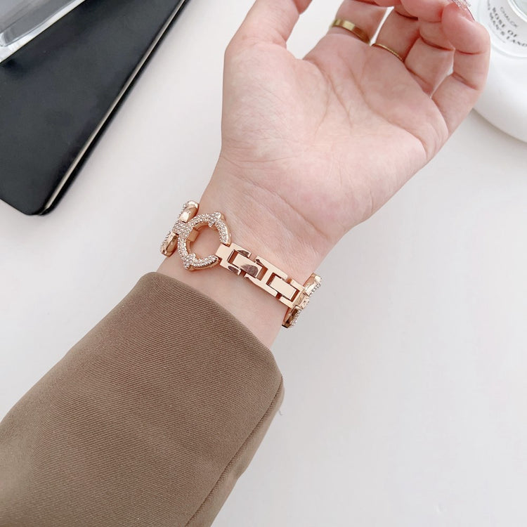 Alle Tiders Metal Universal Rem passer til Apple Smartwatch - Pink#serie_1