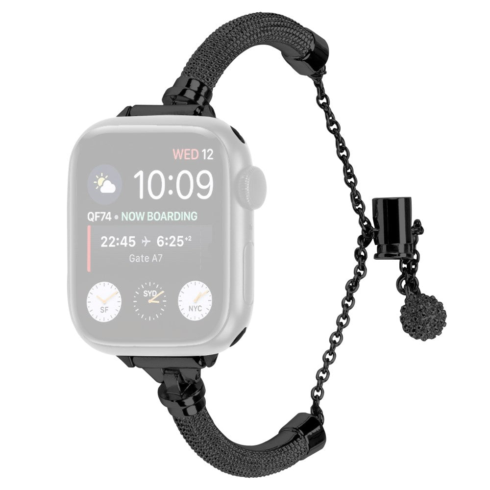Rigtigt Fantastisk Metal Universal Rem passer til Apple Smartwatch - Sort#serie_1