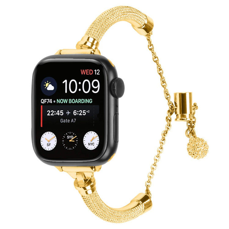 Rigtigt Fantastisk Metal Universal Rem passer til Apple Smartwatch - Guld#serie_2