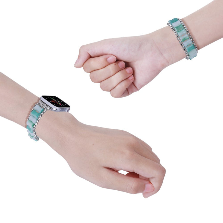 Flot Plastik Universal Rem passer til Apple Smartwatch - Grøn#serie_4