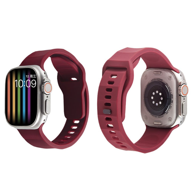 Mega Elegant Silikone Universal Rem passer til Apple Smartwatch - Hvid#serie_2