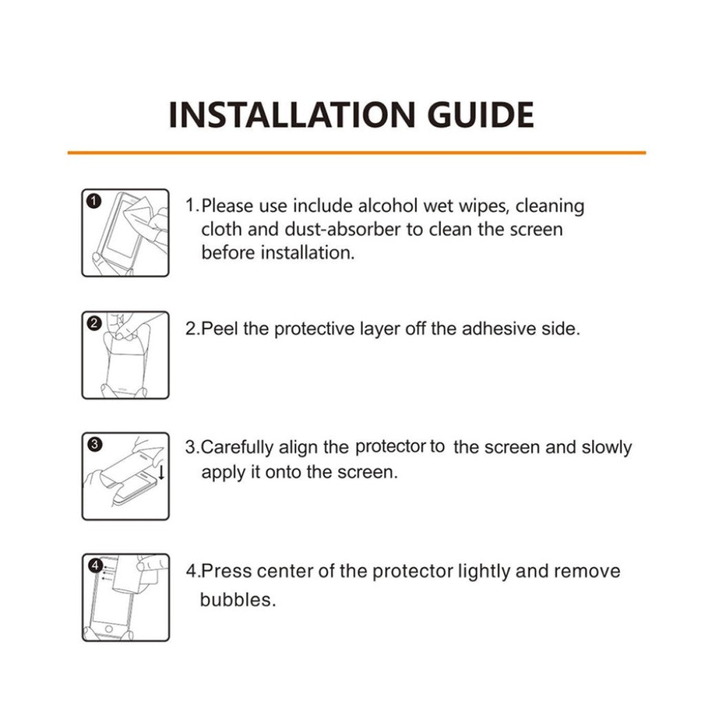 2stk Universal Apple Hærdet Glas  9H Skærmbeskytter - Gennemsigtig#serie_294