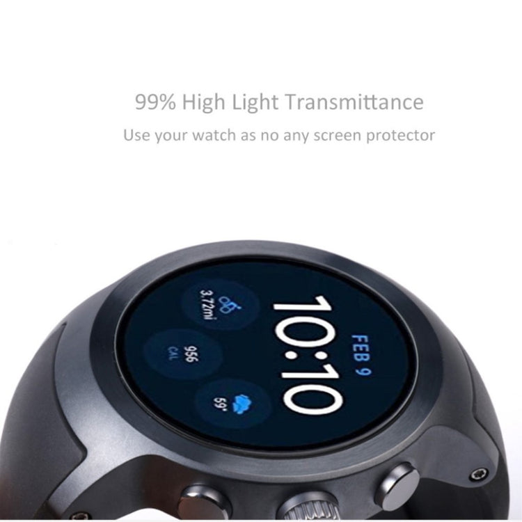 LG Watch Sport Hærdet Glas Skærmbeskytter - Gennemsigtig#serie_110