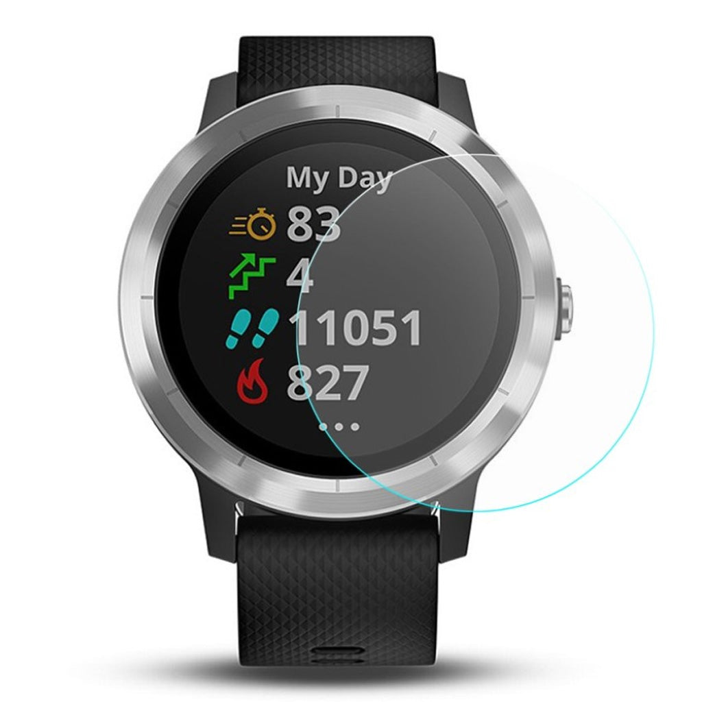 2stk Garmin Vivoactive 3 Hærdet Glas  9H Skærmbeskytter - Gennemsigtig#serie_050