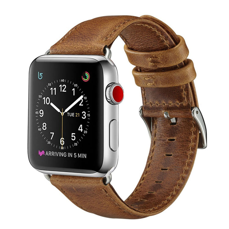 Eminent Apple Watch Series 4 40mm Ægte læder Rem - Brun#serie_1