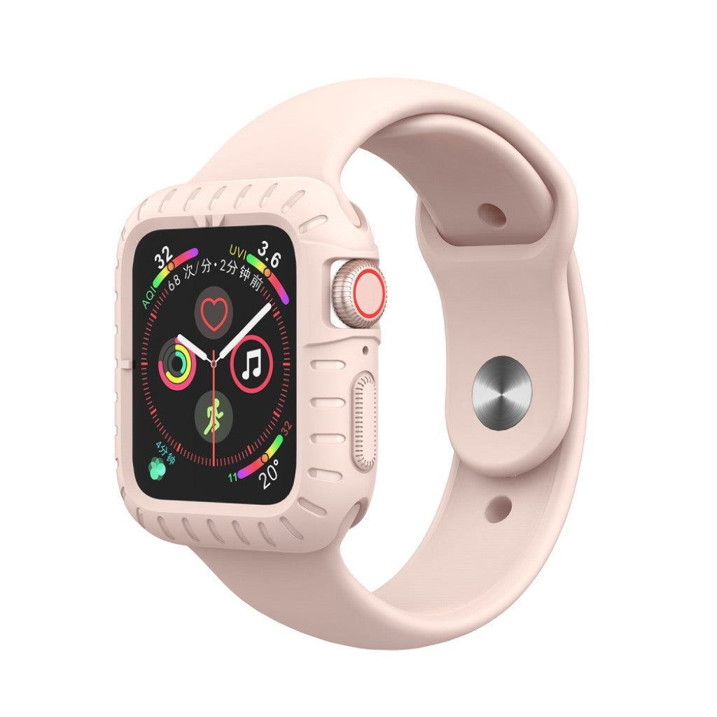 Mega Godt Apple Watch Series 5 40mm / Apple Watch 40mm Silikone Cover - Pink#serie_4