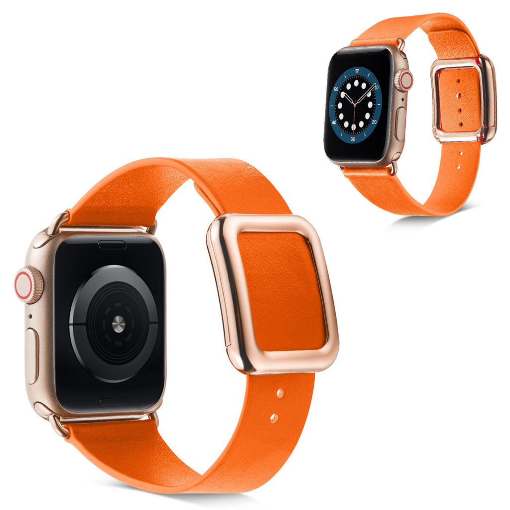 Mega elegant Universal Apple Kunstlæder Rem - Orange#serie_1