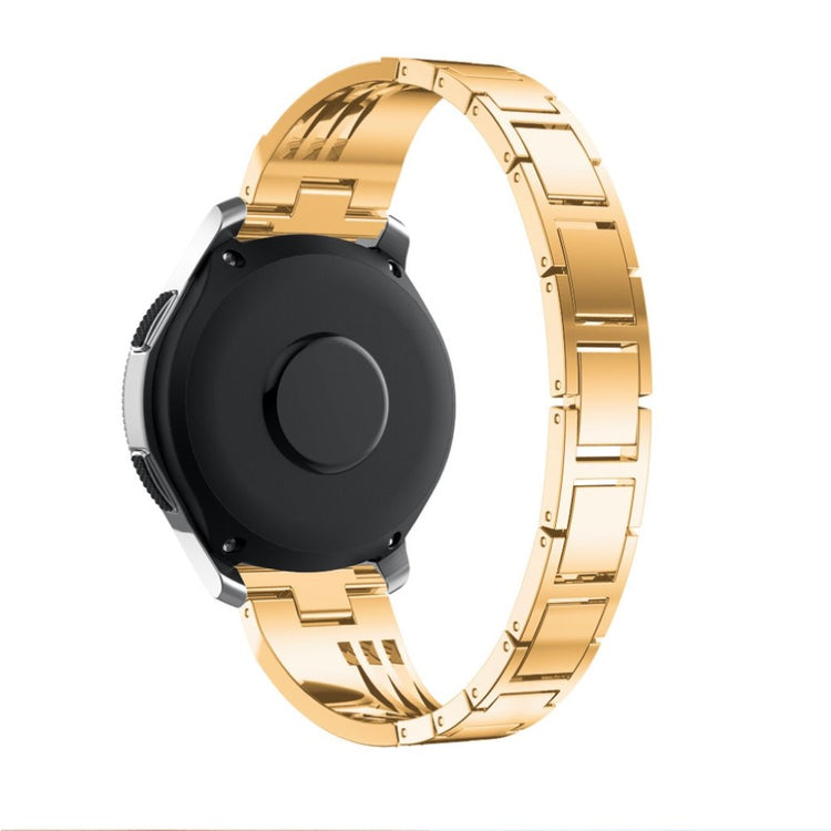 Samsung Gear S3 / Samsung Galaxy Watch (42mm) Metal og Rhinsten Rem - Guld#serie_5
