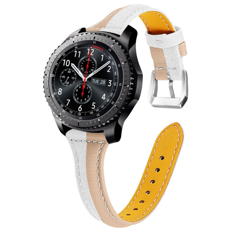 Samsung Gear S3 Frontier / Samsung Gear S3 Ægte læder Rem - Flerfarvet#serie_3