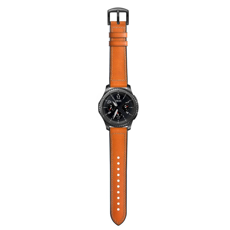 Samsung Gear S3 / Samsung Gear S3 Frontier Ægte læder Rem - Brun#serie_1