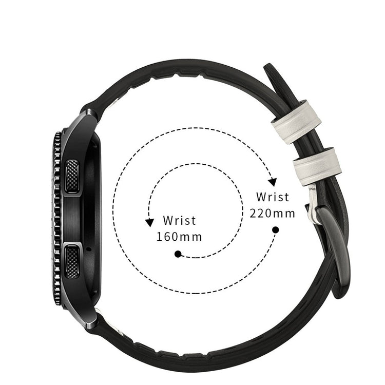 Samsung Gear S3 / Samsung Gear S3 Frontier Ægte læder Rem - Beige#serie_3