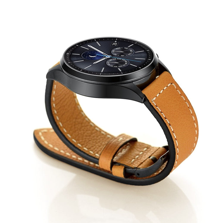 Samsung Gear S3 / Samsung Gear S3 Frontier Ægte læder Rem - Brun#serie_2