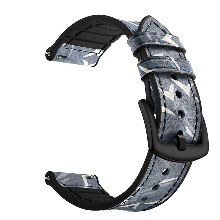 Samsung Gear S3 / Samsung Gear S3 Frontier Ægte læder Rem - Sort#serie_1