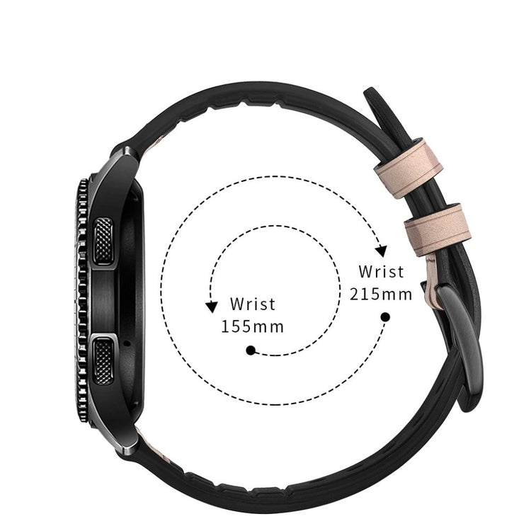 Samsung Gear S3 / Samsung Gear S3 Frontier Ægte læder Rem - Pink#serie_2