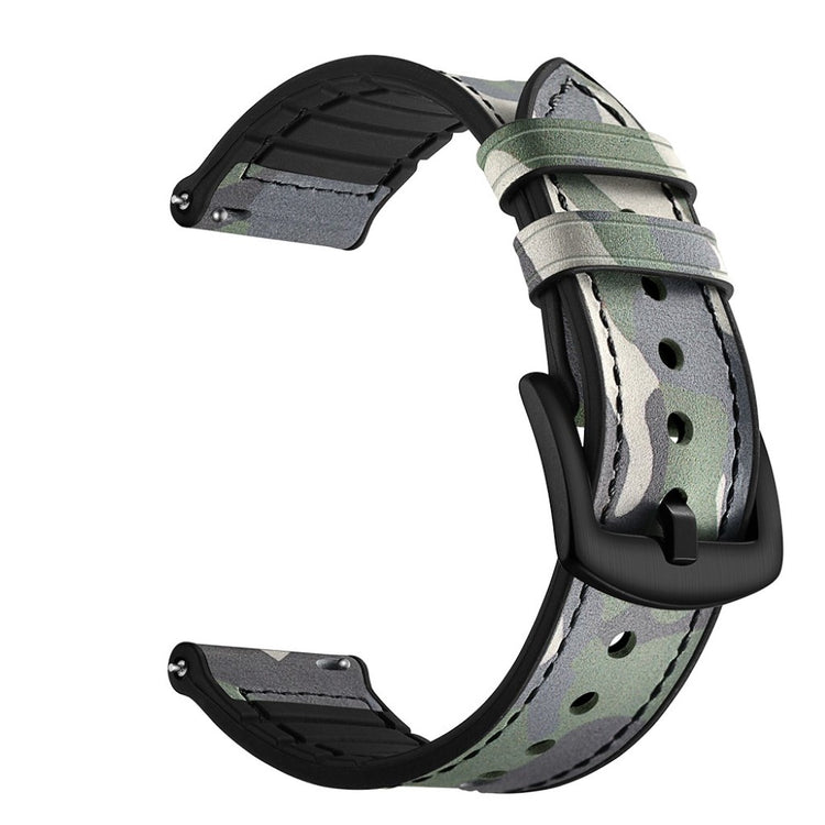 Samsung Gear S3 / Samsung Gear S3 Frontier Ægte læder Rem - Grøn#serie_3