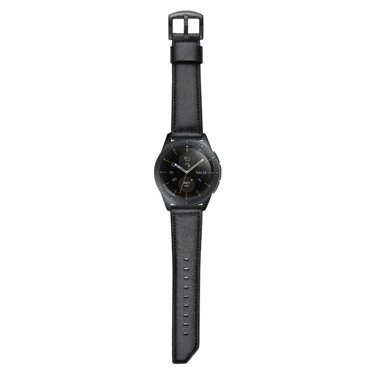 Samsung Gear S3 / Samsung Gear S3 Frontier Ægte læder Rem - Sort#serie_1