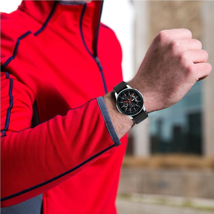 Eminent Samsung Galaxy Watch (46mm) Silikone Rem - Sort#serie_10