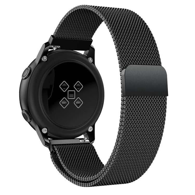 Helt vildt elegant Samsung Galaxy Watch Active Metal Rem - Sort#serie_1