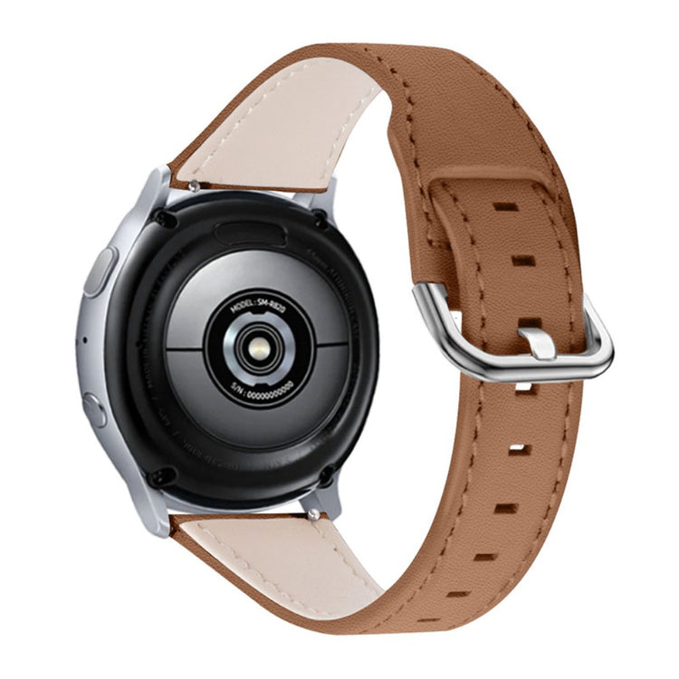 Samsung Gear S3 Frontier / Samsung Gear S3 Ægte læder Rem - Brun#serie_1