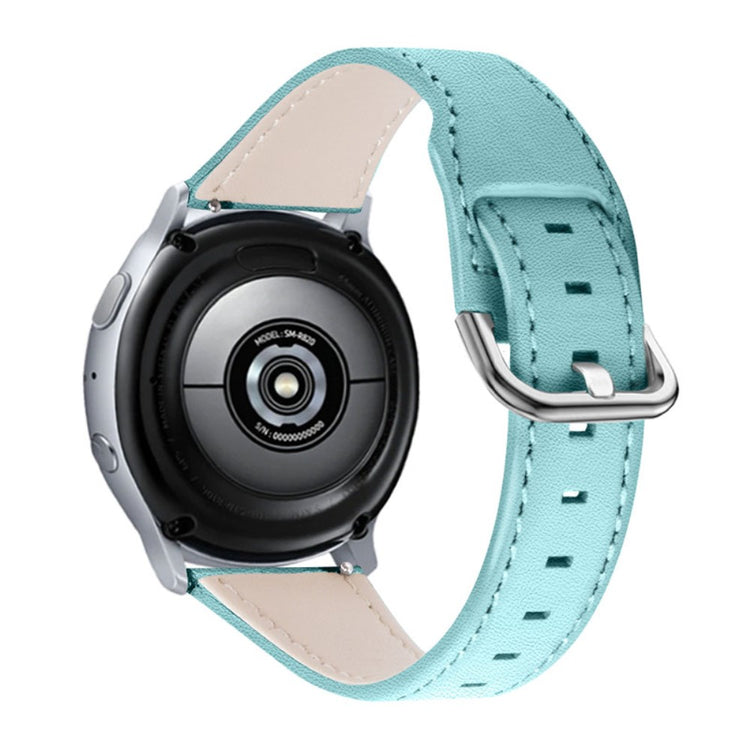 Samsung Gear S3 Frontier / Samsung Gear S3 Ægte læder Rem - Blå#serie_3
