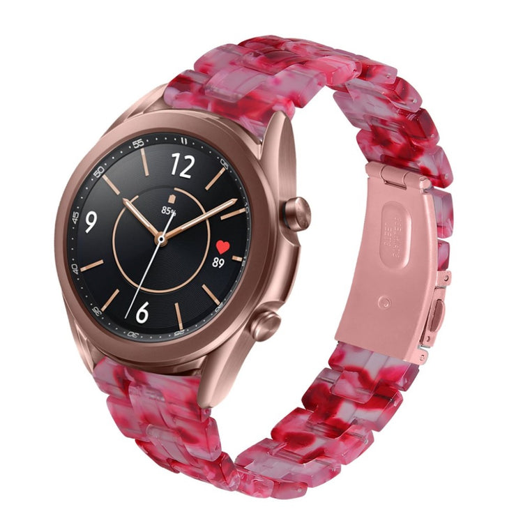 Holdbart Samsung Galaxy Watch 3 (41mm)  Rem - Rød#serie_10