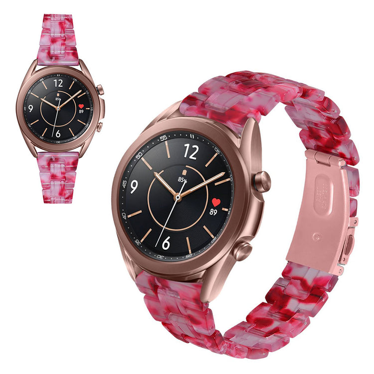 Holdbart Samsung Galaxy Watch 3 (41mm)  Rem - Rød#serie_10