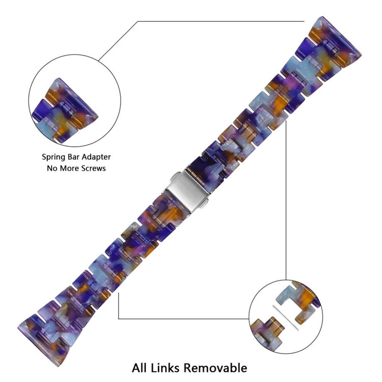 Holdbart Samsung Galaxy Watch 3 (41mm)  Rem - Blå#serie_15