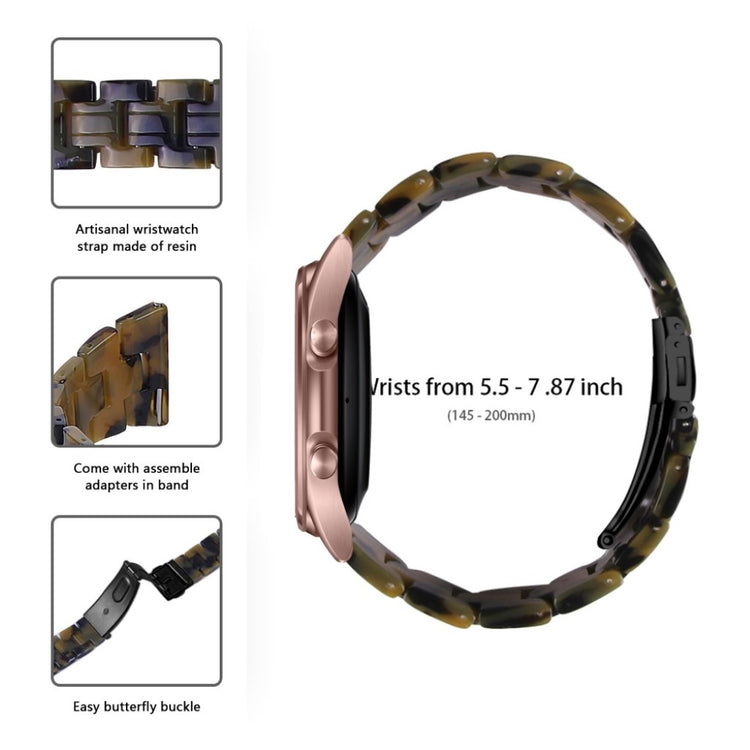 Holdbart Samsung Galaxy Watch 3 (41mm)  Rem - Grøn#serie_17